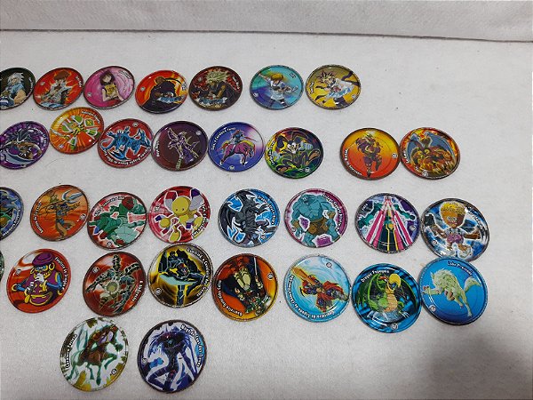 Tazo de metal Yu Gi Oh,  lote de 22 unidades variadas + 15