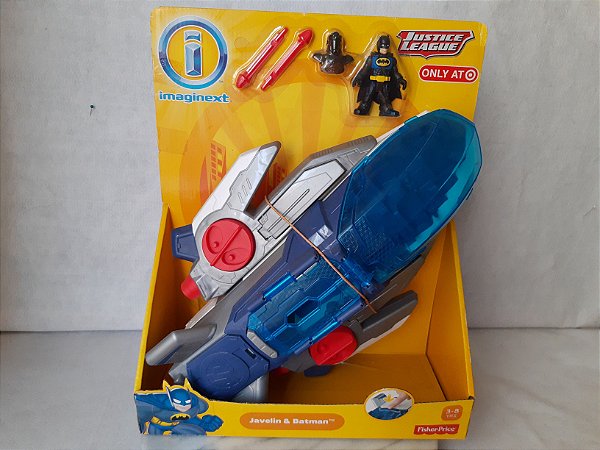 Imaginext DC super Friends nave Javelin da Liga da Justiça nova na embalagem lacrada