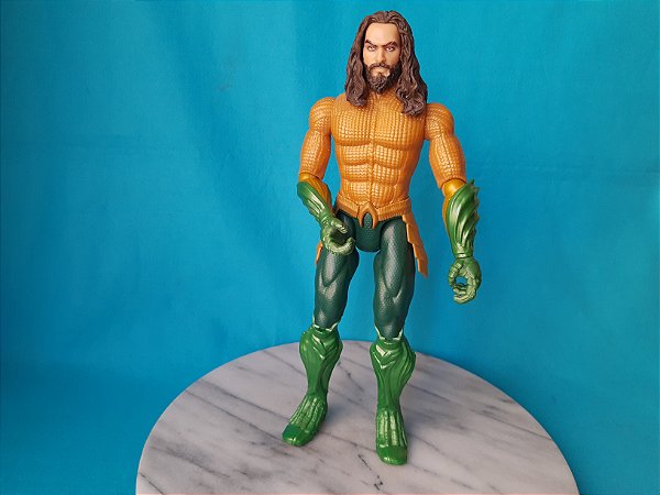 Boneco Aquaman DC comics True moves  30 cm Mattel 2018