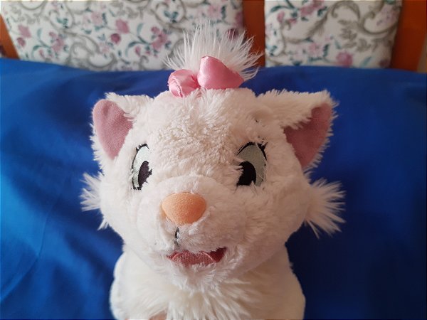 Pelúcia Gata Marie dos Aristogatas Disney World, 35 cm comprimento usada