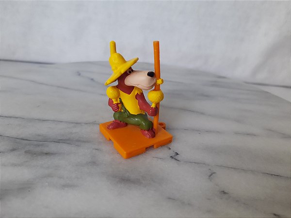 Miniatura de vinil Zé Buscapé Hanna Barbera, col. Elma Chips