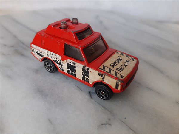 Corgi juniors Kiko Land rover Police vermelho de 1977, escala 1;64 usado