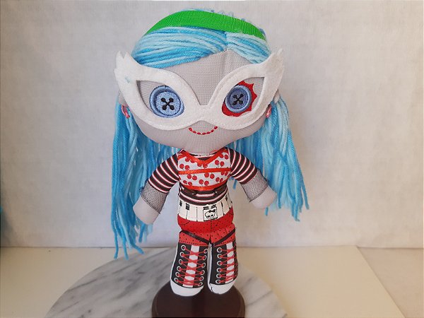 Pelúcia Monster High Ghoulia Yelps 30 cm usada