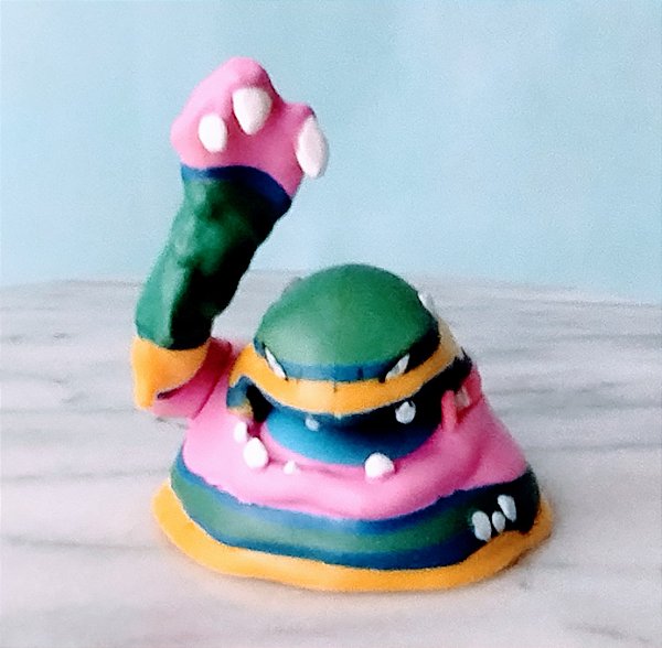 Figura de batalha Pokémon articulado Muk de Alola, marca WCT,  4 cm de altura 6 cm de diâmetro, usado