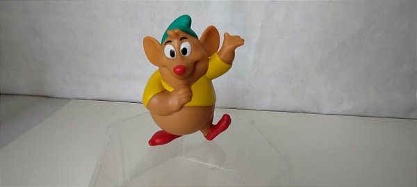 Boneco rato Gus da Cinderela ,coleção McDonald's 50 anos Disney Parks, 7,5 cm