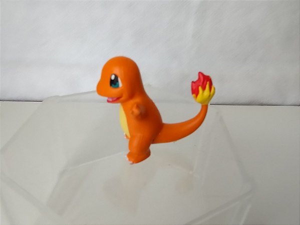 Miniatura de vinil estática de pokémon Charmander , Nintendo, marca Tomy,  4 cm de altura, ,usada