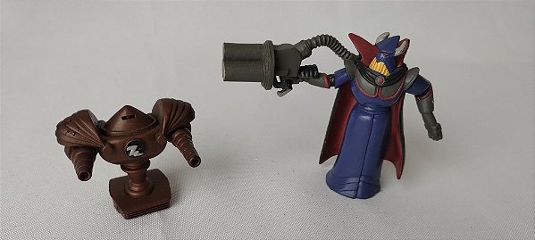 Miniatura Zurg 8 cm  e Zurgbot do Toy Story 4,5 cm Disney / Pixar
