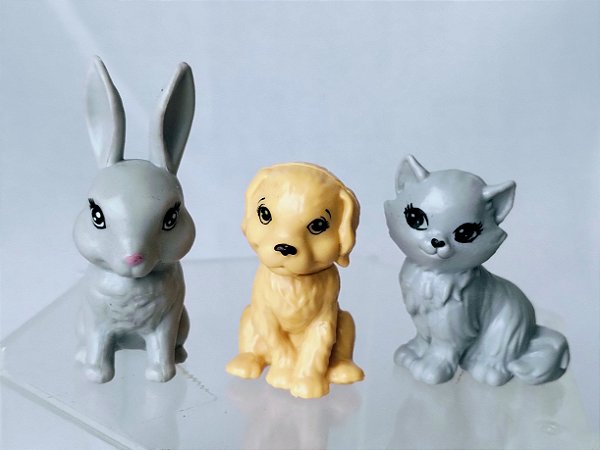 Pets da Barbie , cachorro, coelho e gato usados