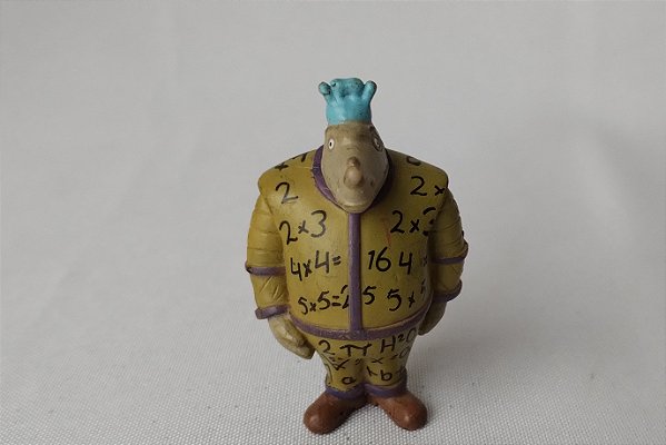 Miniatura vinil sólido do Quindim do Sítio do pica pau amarelo, 6 cm de altura