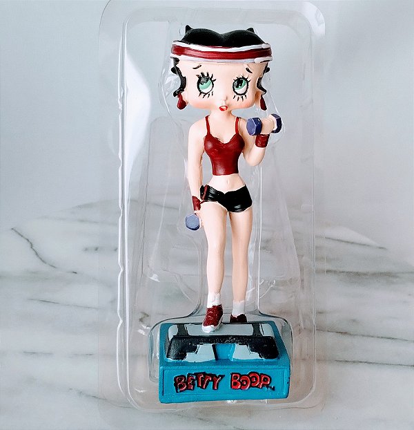Boneca de resina estática Betty Boop look de academia, 11+2 cm