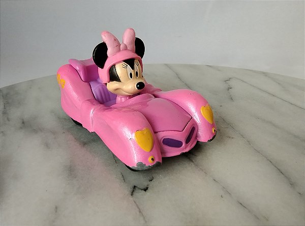 Miniatura de metal carro Roadstar da Minnie Fisher Price 2016, 6,5 cm