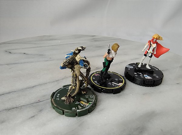 Heroclix, Wizkids, lote de 3 variados inclui DC