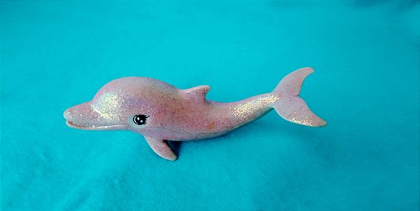 Golfinho rosa brilhante da Barbie vida de sereia Mattel