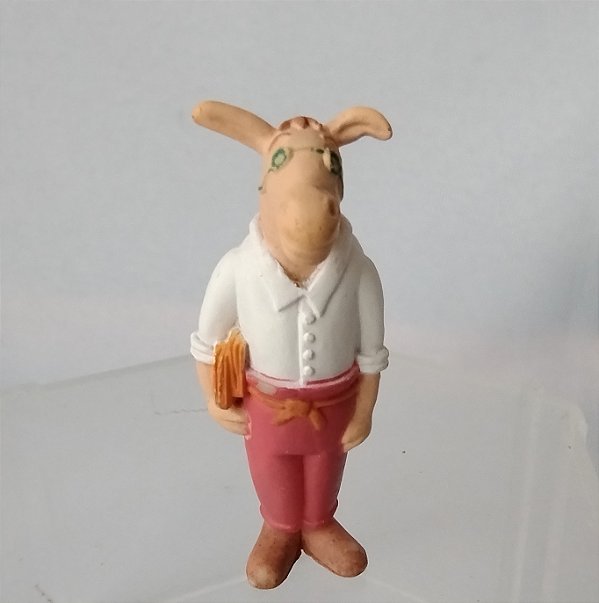 Miniatura de vinil Burro falante do Sítio do pica pau amarelo, 6 cm