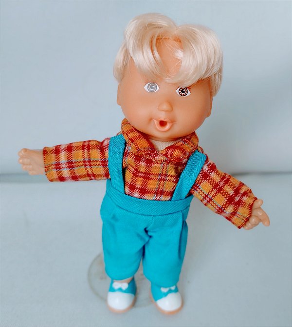 Boneco bem me quer louro Estrela anos 80/90 , 12 cm