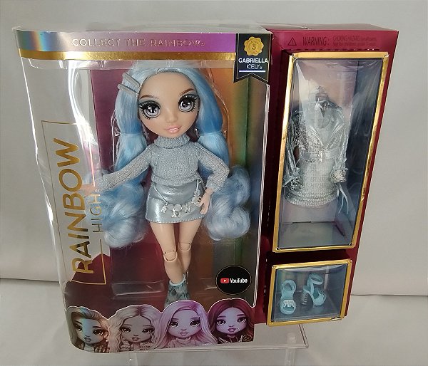 Boneca Rainbow High serie 3 Gabrielle Icely sem uso na caixa com pequeno dano