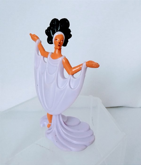 Miniatura Disney da musa Calliope do Hercules, colecao McDonald's 1996, 9 cm, usada