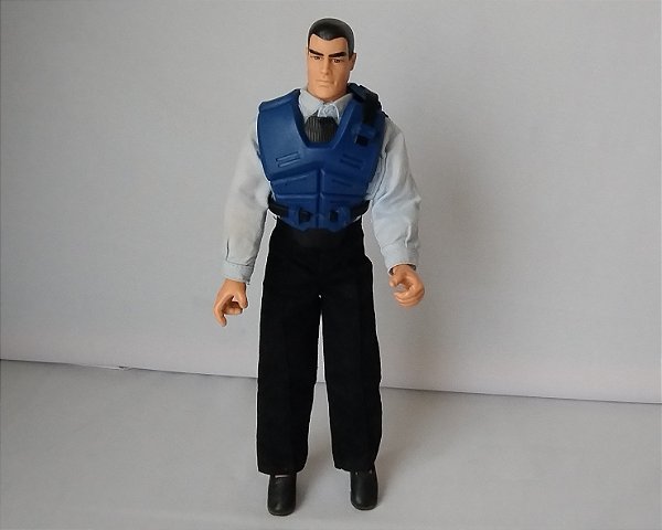 De 1999, Boneco Lanard vestido de policial Ultra Corps  30 cm