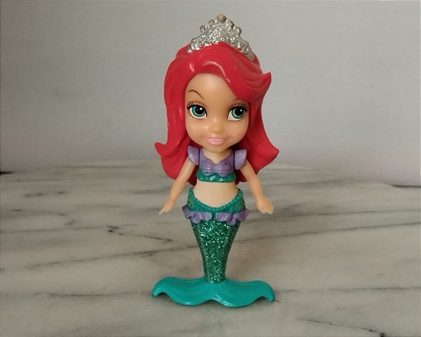 Boneca Mini Toddler Princesas Disney Ariel Sereia