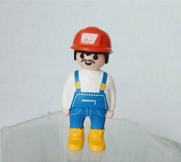 Playmobil 123 boneco motorista de caminhão de lixo 9142, usadi