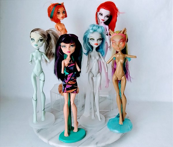 Lote Bonecas monster high p/ restauro sucata