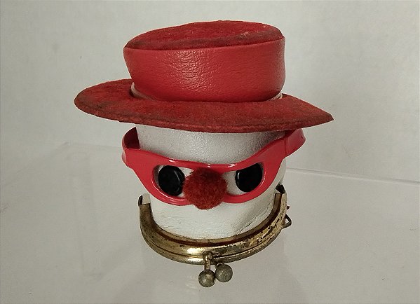 Porta moedas vintage Palhaço feito em Japão