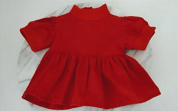 Vestido vermelho original da boneca Monica gigante 50 cm  de altura da Mimo ,anos 80