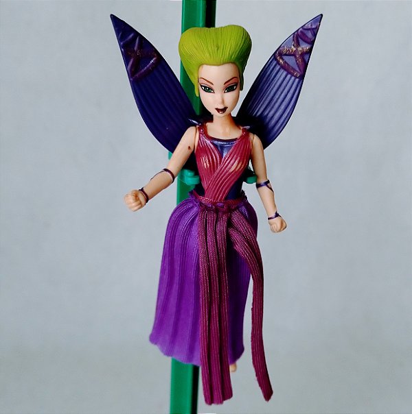 Mini fada Laverna colecao Barbie Fairytopia Magia o Arco iris 2006, 12 cm
