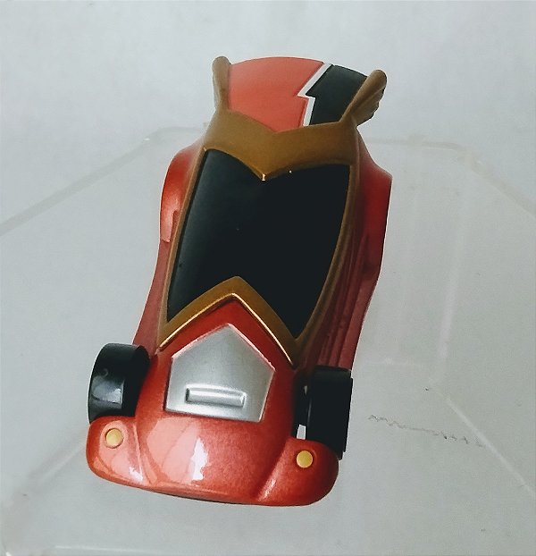 Miniatura de metal carro Disney Racers, Power Ranger vermelho,  8 cm, Disney Parks 2002