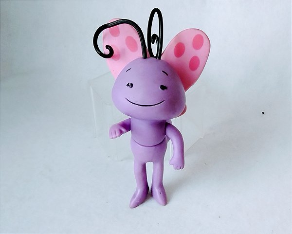 Borboletinha de borracha do desenho Galinha pintadinha, marca Lider, 15 cm