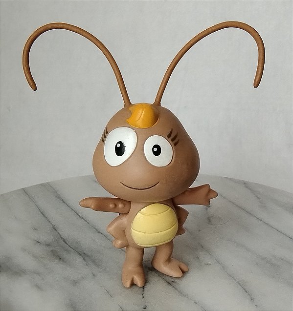 Baratinha de borracha do desenho A galinha pintadinha marca Lider, 13 cm