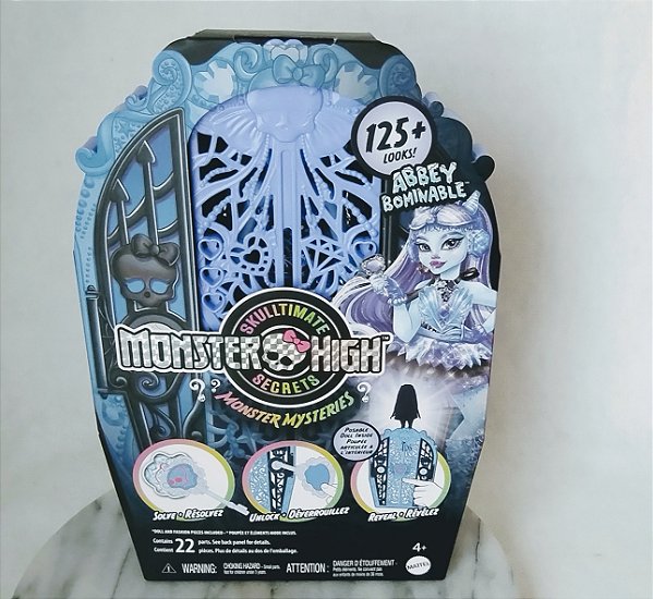 Boneca Monster High Abbey Bominable coleção Skultimate secrets monster mysteries nova,  lacrada