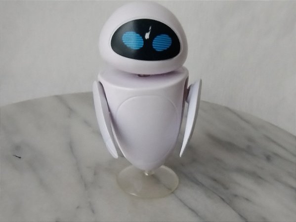 Robô Eve namorada do Wall-E Disney Pixar Mattel 2019, articulada, 10+1 cm de altura
