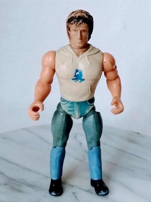 Sucata Boneco articulado Rambo Anabasis investiment  1986, 17 cm