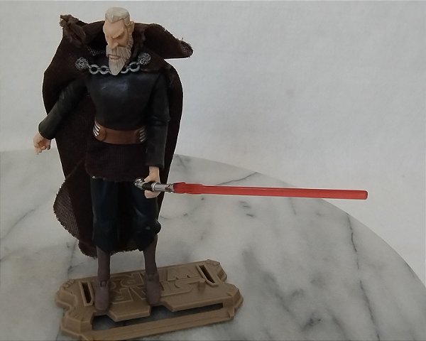 Boneco figura de ação Conde Dokan série animado Clone wars star wars