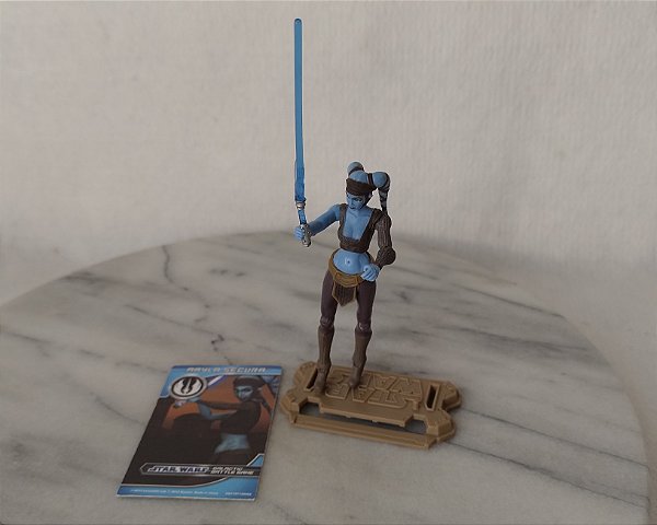 Figura de ação Aayla Secura desenho animado clone wars