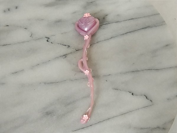 Acessório Cetro da Barbie Teresa como Fada rainha do Lago dis Cisnes Mattel 2003