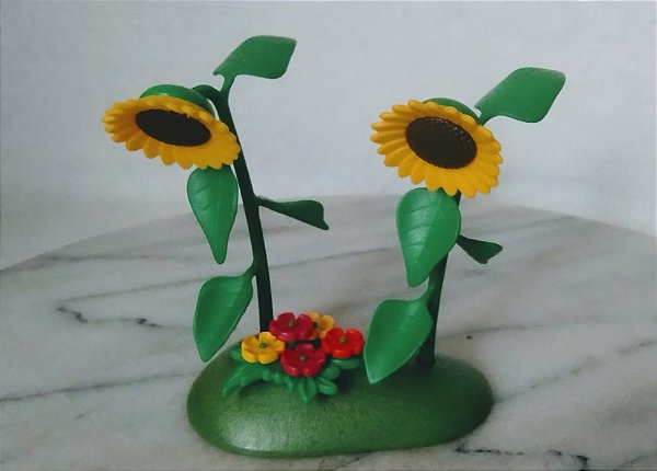 Playmobil, girassóis