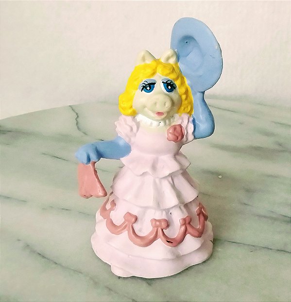De 1991, Miniatura de vinil estática de Miss Piggy do Muppet show  Henson 8 cm