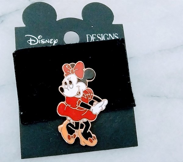 Pin Disney bde metal da Minnie mouse de vestido vermelho