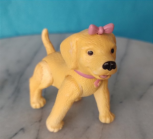 Acessório  cachorrinha pet da Barbie Midge Happy Family 2003,  que mostra lingua