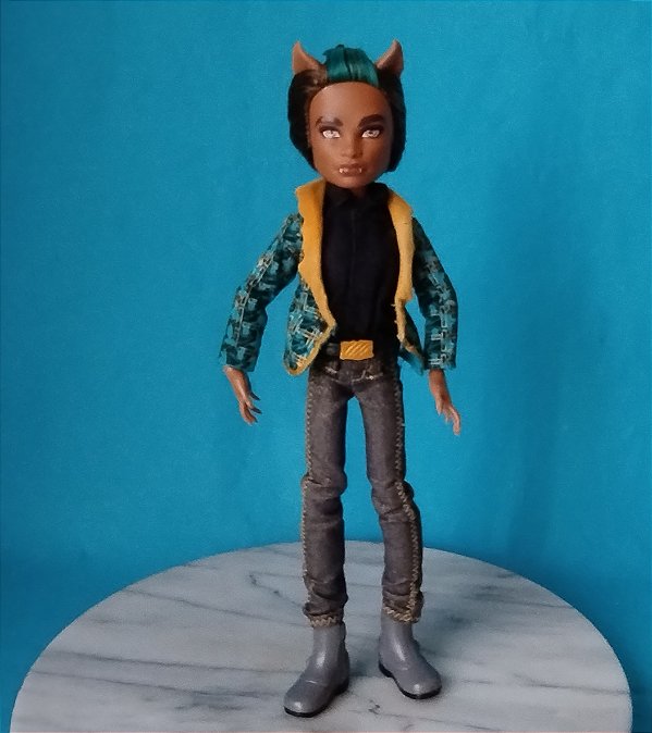 Boneco Monster High G1 Clawd Wolf incompleto
