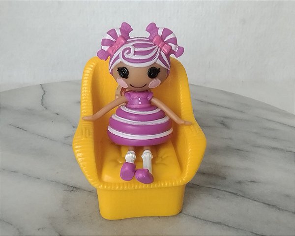 Boneca mini Lalaloopsy Sugary sweet, MGA, 8 cm