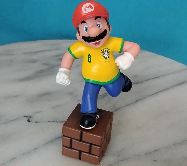 Miniatura original Nintendo, Super Mario de camisa de seleção 6, 7+2,5 cm