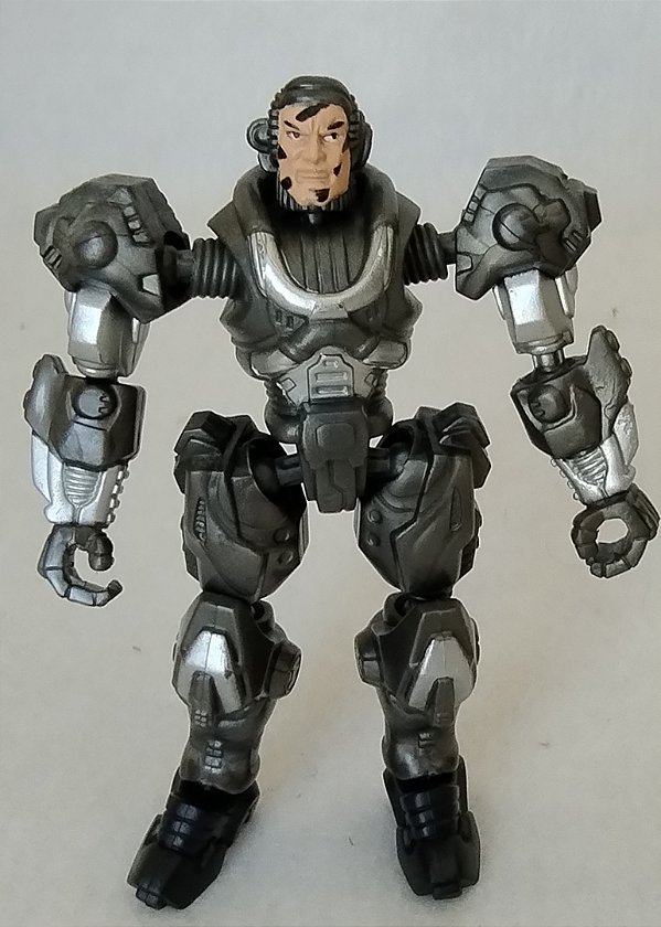 Boneco  bem articulado ,desmontável,   trooper da col. MARS heroes  10 cm