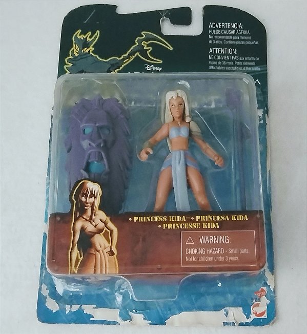 Figura de ação Disney ,princesa Kida de Atlantida, O império perdido, 10 cm, Mattel 2000u