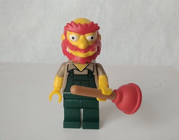 Lego original boneco do Mr Willie, o Jardineiro, serie Os Simpsons,R$35,00