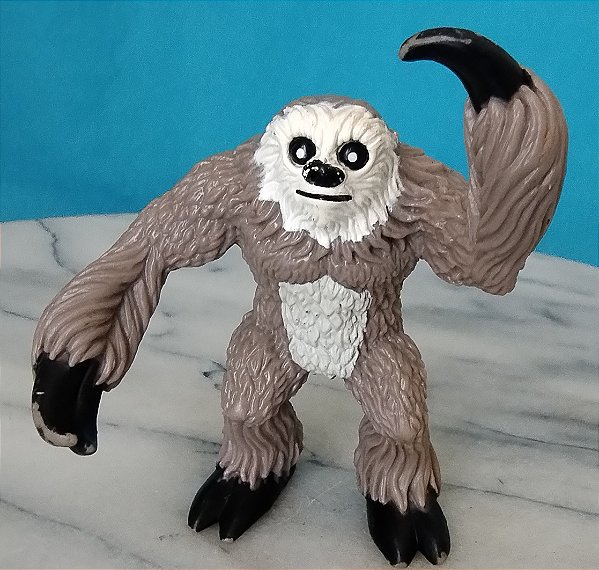 Imaginext, miniatura bicho preguiça estático 8 cm