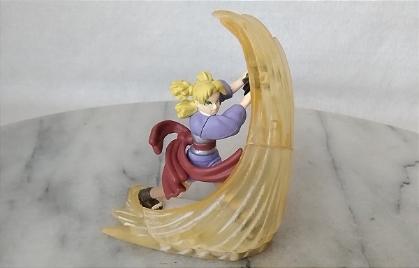 Figura de vinil estática Gashapon Temari do anime Naruto Bandai 2005, 8 cm