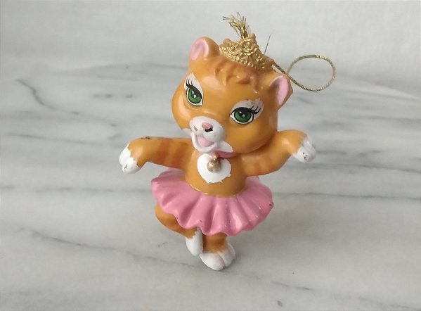 Miniatura de vinil Gata Twyla ,mascote da Barbie Genevieve Mattel 2006, 6